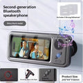 Waterproof Shower Phone Holder with Bluetooth Speaker