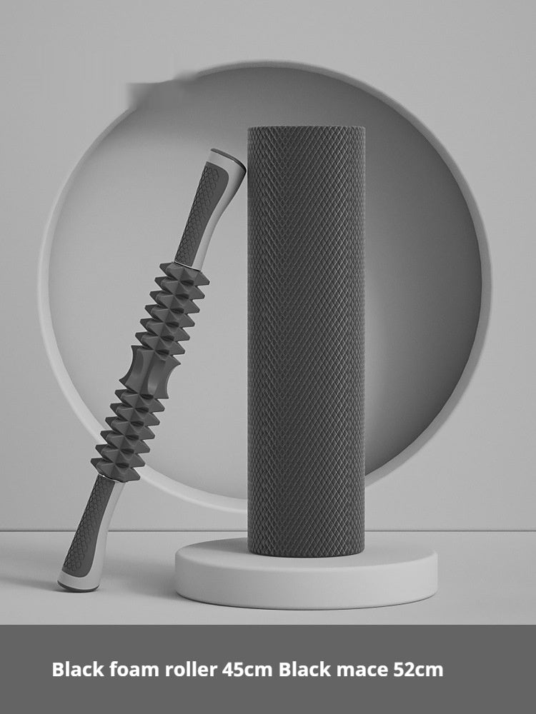 Solid Foam Roller | Smooth Surface Muscle Recovery & Fitness
