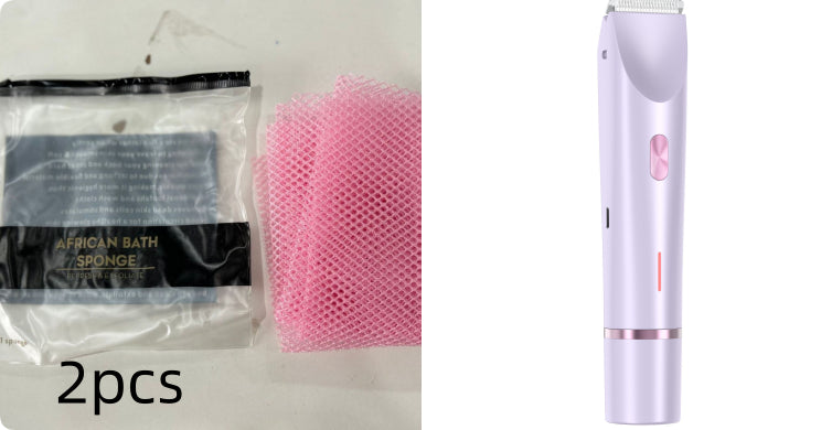 2 In 1 Hair Remover Women's Double Head Shaver Private Pubic T...