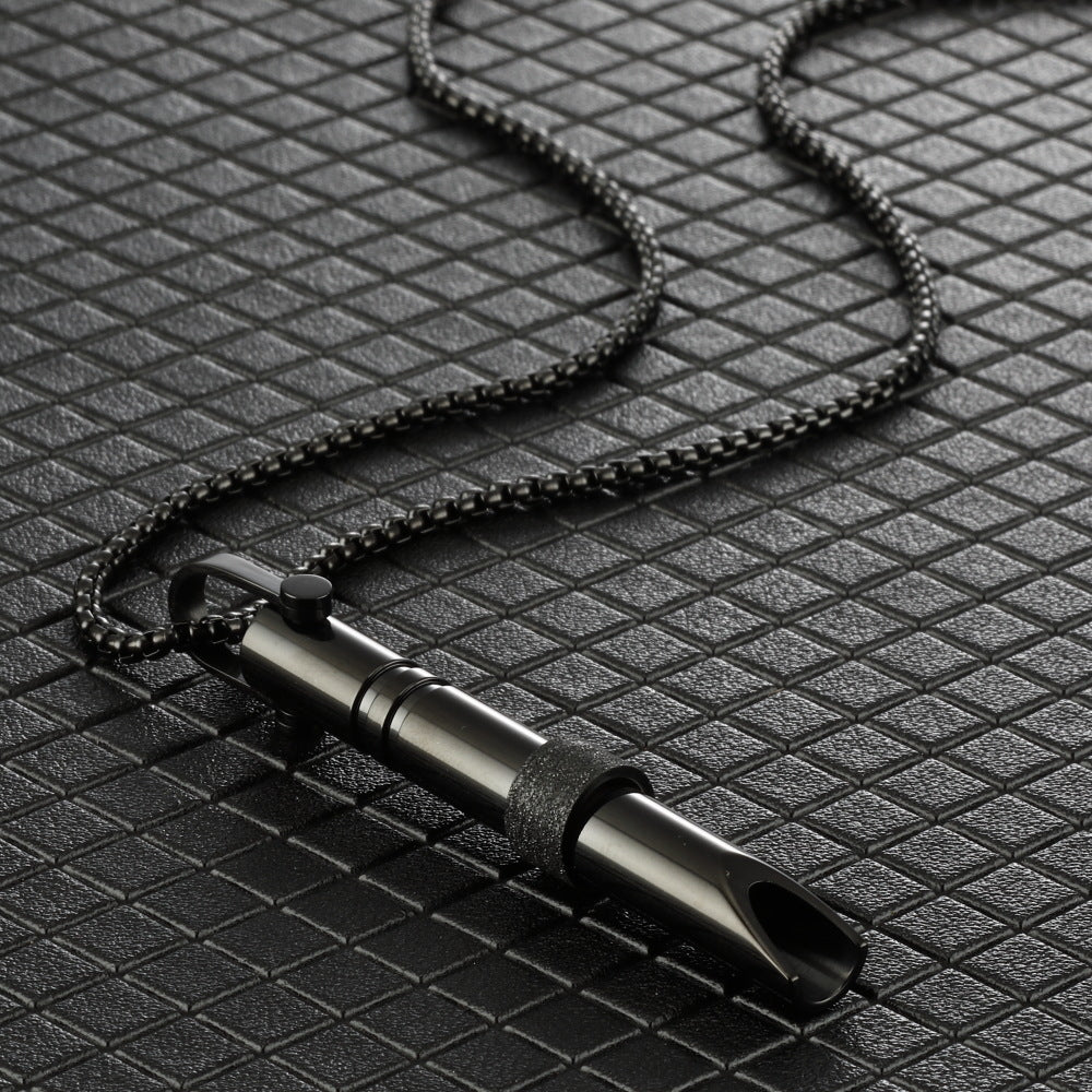 Couple Stainless Steel Mindfulness Necklace For Women & Men