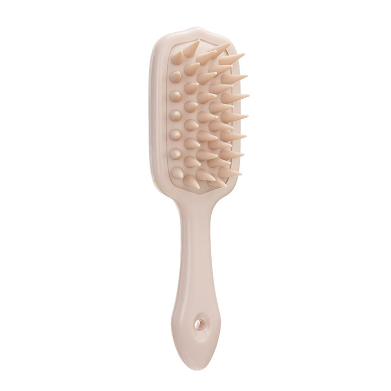 Long Handle Silicone Head Relaxation Massage Comb