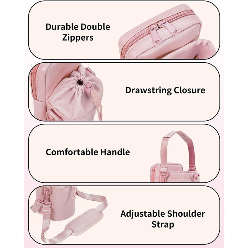 Water Bottle Bag With Strap Insulation For Hiking