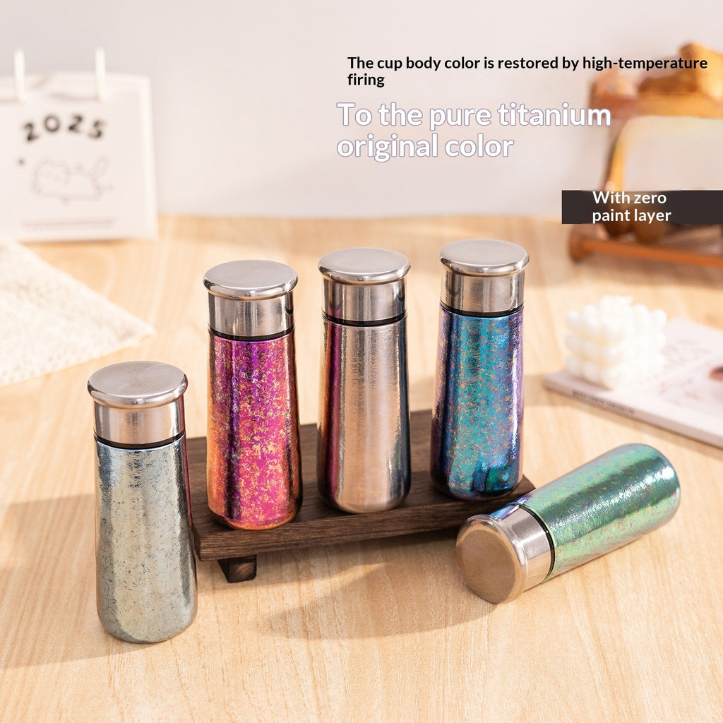 Portable Mini Ceramic-Inside Insulated Cup | Custom Logo Branding Available
