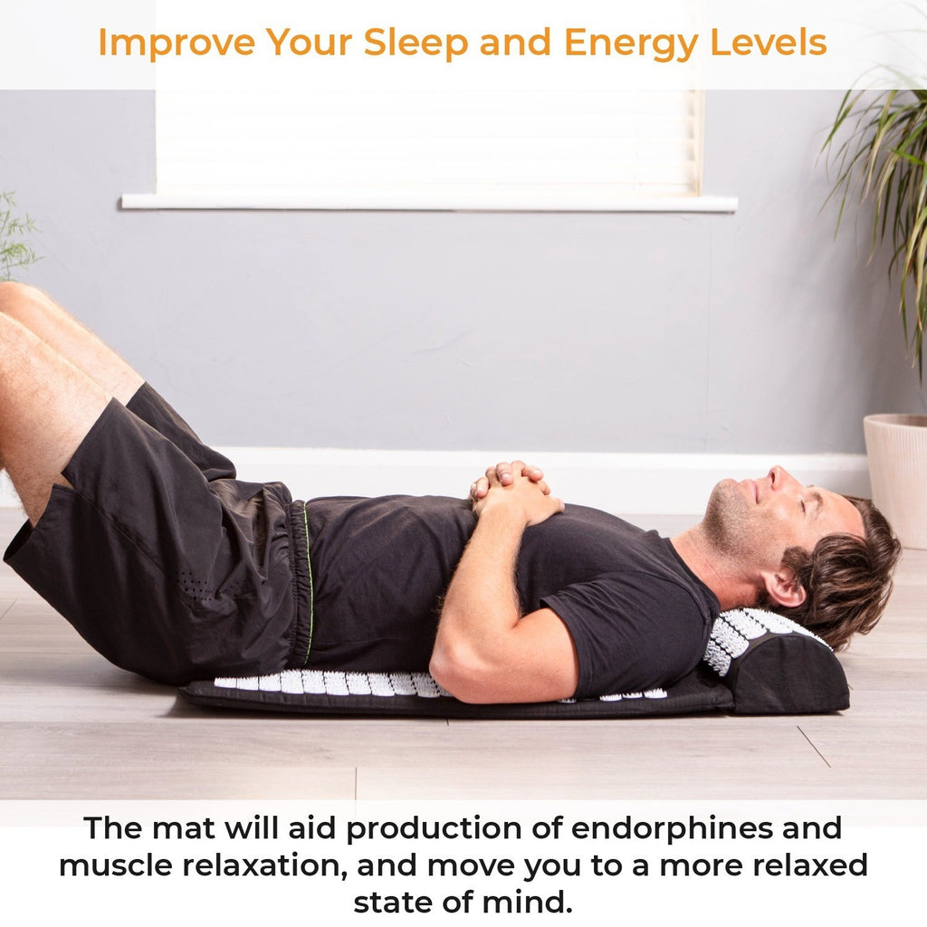 Premium Acupressure Shakti Mat & Pillow Set | Fitness Yoga Relaxation Mat for Back & Neck