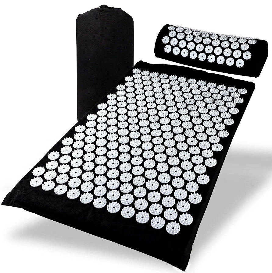 Premium Acupressure Shakti Mat & Pillow Set | Fitness Yoga Relaxation Mat for Back & Neck