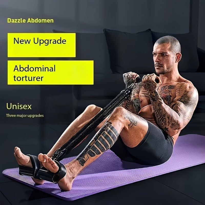 Adjustable Resistance Bands with Foot Pedals & Handles | Full Body Trainer